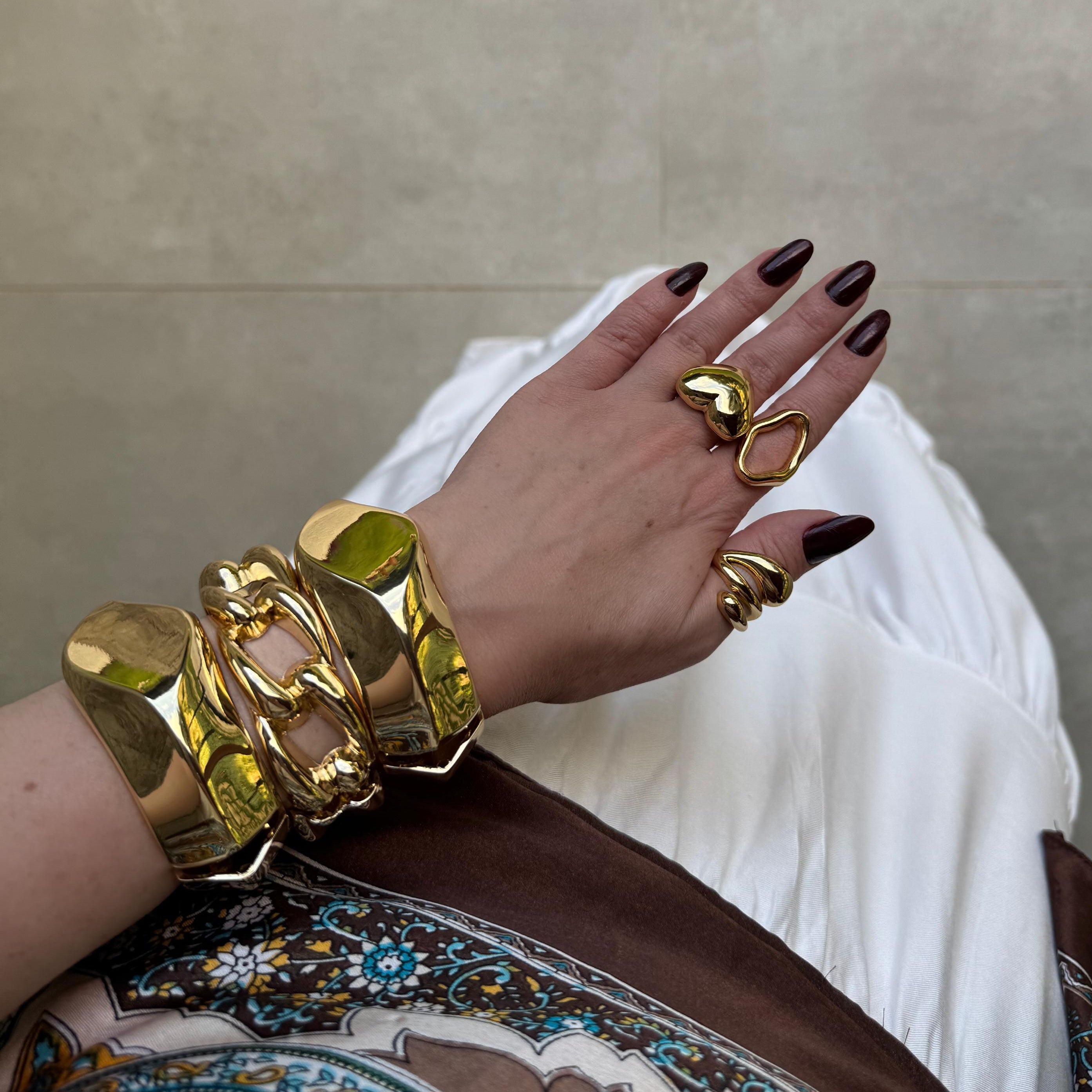 Bracelete Corrente Dourado M