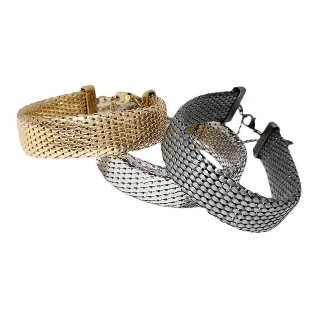 Choker Malha de Metal