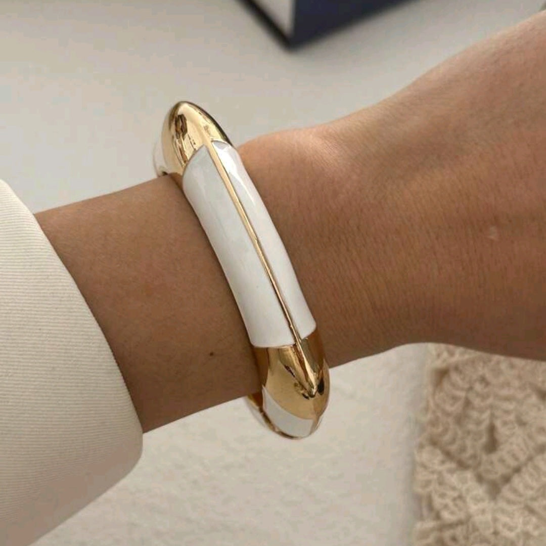 Bracelete Esmaltado Quadrado