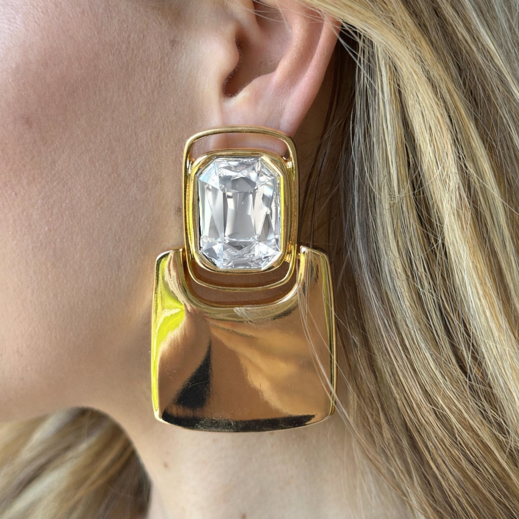 Brinco Geométrico Cristal